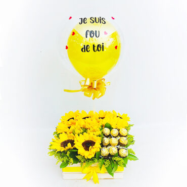 GIR016-GIRASOLES-CHOCOLATES-GLOBO